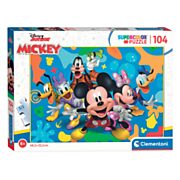 Clementoni Puzzle Disney - Micky und seine Freunde, 104st.
