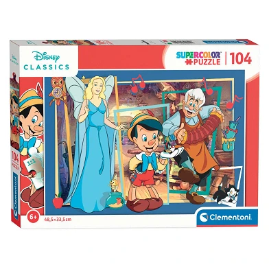 Clementoni Puzzle Disney - Pinocchio, 104 pièces.