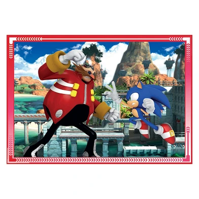 Clementoni Puzzles Sonic, 4in1