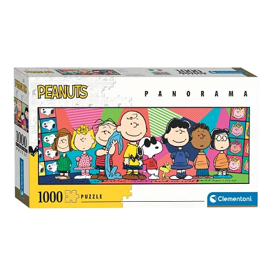 Clementoni Puzzle Panorama Peanuts Snoopy, 1000 pièces.