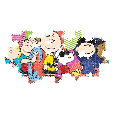 Clementoni Puzzle Panorama Peanuts Snoopy, 1000 pièces.
