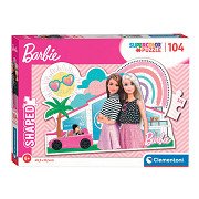 Clementoni Puzzle Super Color – Barbie Pink Car, 104 Teile.