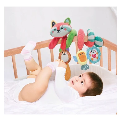 Clementoni Baby Fabrics Kinderwagen Spiral Waschbär
