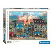 Clementoni Puzzle Straßen von Paris, 1000 Teile.