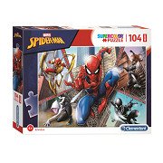 Clementoni Puzzle Super Color Maxi Spiderman, 104 Teile.