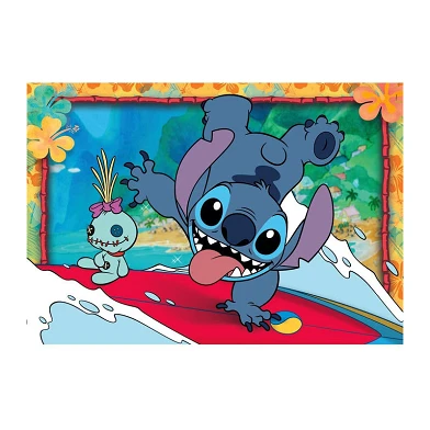 Clementoni Legpuzzel Super Color Disney Stitch, 2x20st.