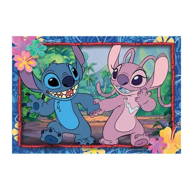 Clementoni Puzzle Super Color Disney Stitch, 2x20 Teile.