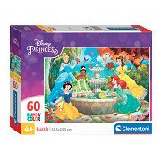 Clementoni Puzzle Super Color Disney Prinses, 60 Teile.