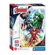 Clementoni Puzzle Super Color Marvel Avengers, 60 Teile.