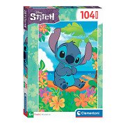 Clementoni Puzzle Super Color Disney Stitch II, 104 Teile.
