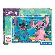 Clementoni Puzzle Super Color Disney Stitch III, 104 Teile.