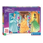 Clementoni Puzzle Super Color Disney Prinses, 104 Teile.