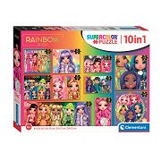 Clementoni Puzzle Super Color 10in1 Rainbow High