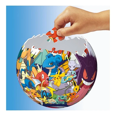 Pokémon-Puzzleball, 72 Stück.