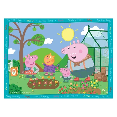 Peppa Pig Jahreszeiten-Puzzle, 4in1