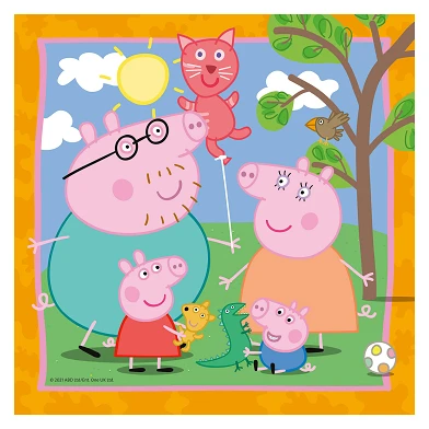 Familie und Freunde von Peppa Pig Puzzle, 3x49st.