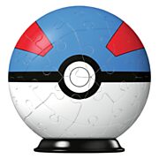 Lobbes Pokémon Great Ball 3D Puzzel. 54st. aanbieding