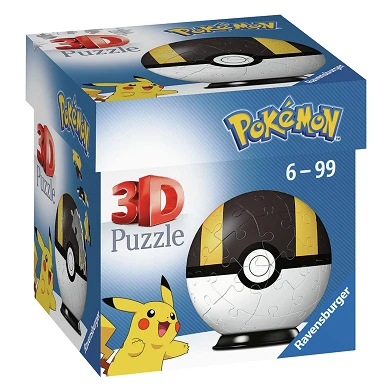 Puzzle 3D Pokémon Ultra Balle, 54 mcx.