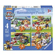 Paw Patrol Puzzle, 4in1