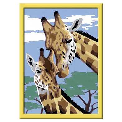 Schilderen op Nummer - Giraffen