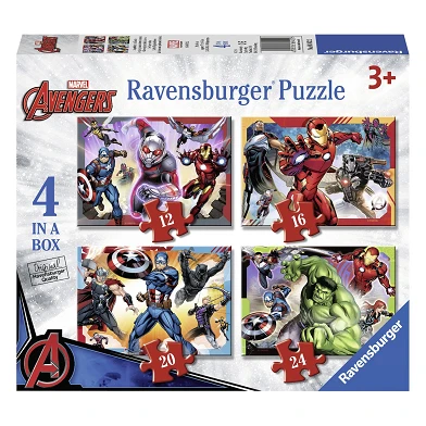 The Avengers Puzzel, 4in1