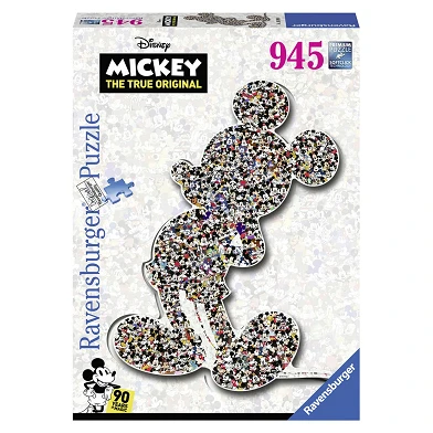 Anniversaire en forme de Mickey, 945 pièces.