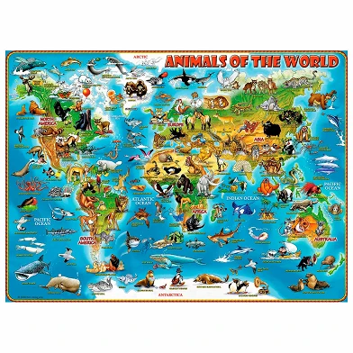 Dieren Over de Wereld Puzzel, 300st.