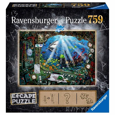Ravensburger Escape Room Puzzle - Das U-Boot, 759 Teile.