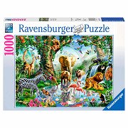 Abenteuer im Dschungel-Puzzle, 1000 Teile.