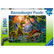 Dinosaurier-Oasen-Puzzle, 100 Stück XXL