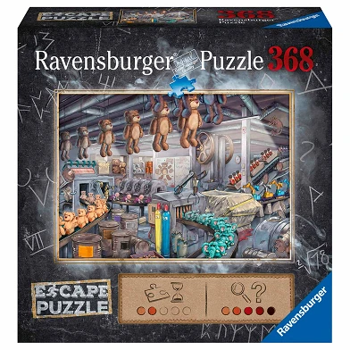 Ravensburger Escape Room Puzzle - Toy Factory, 368 Teile.
