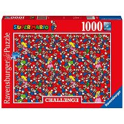 Herausforderungspuzzle Super Mario, 1000 Teile.
