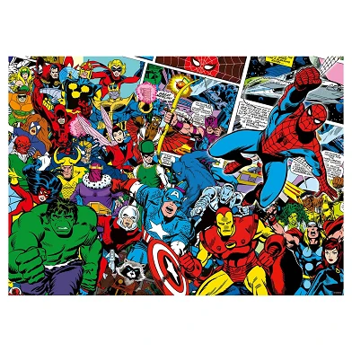 Herausforderungspuzzle Marvel Superhelden, 1000 Teile