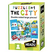 Headu Puzzle Doppelseitig 8in1 Stadt