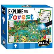Headu Puzzle Game Explore Forest mit Taschenlampe, 62tlg. (UND)