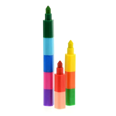 Stylo crayon de cire 10 en 1, 2 pièces.