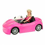 Lauren Teen Doll im rosa Auto