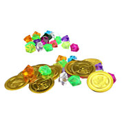 Piratenmünzen und Diamanten