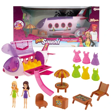 Girl Squad Flugzeug-Spielset