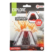 Explorez l'éruption du volcan