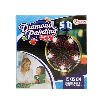 Lampe de peinture diamant Mandala