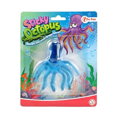 Fensterkriechender Klebriger Oktopus