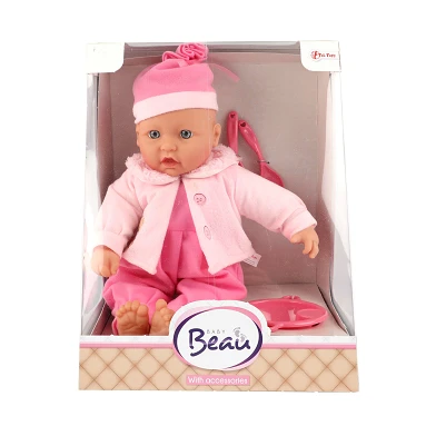 Baby Beau Babypop met Accesoires, 40cm