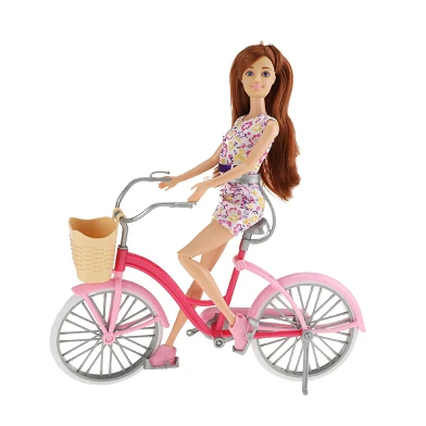 Lauren Teen Puppe mit Fahrrad – Brünette