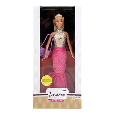 Lauren Teen Puppe im Kleid mit Umhängetasche