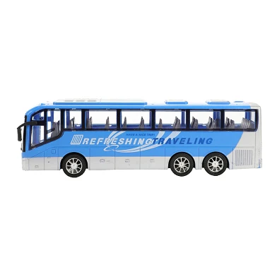 Cars und Lastwagen Reisebus Blaue Reibung, 32 cm