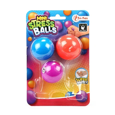 Mini balles anti-stress, 3 pcs.