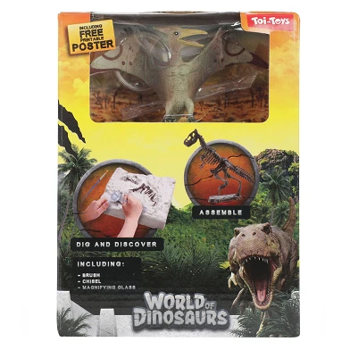 Ensemble d'excavation du World of Dinosaurs 'Dino Fossile'