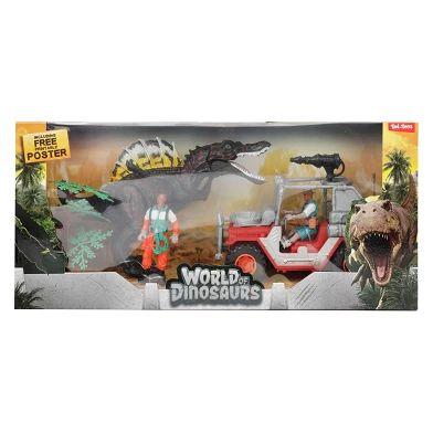 Coffret Le World of Dinosaurs - Jeep avec Dino