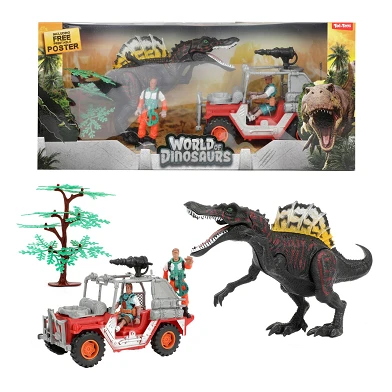 World of Dinosaurs Spielset – Jeep mit Dino